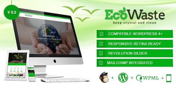 EcoWaste 7.0 – Environmental WordPress Theme