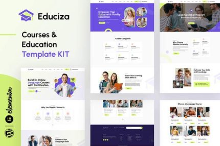 Educiza - Courses & Education WordPress Theme