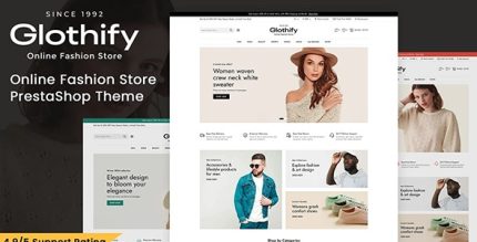 Glothify - Fashion and Apparel PrestaShop Theme