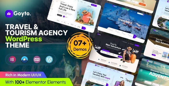 Goyto 1.0.8 – Travel WordPress Theme