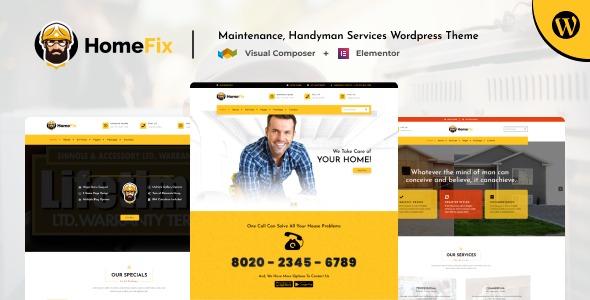 Home Fix 4.2 – Maintenance, Handyman Services Theme