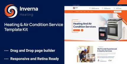 Inverna - Heating & Air Condition Service Template Kit
