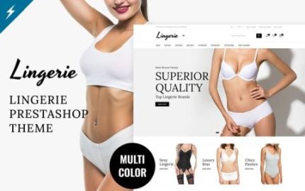 Lingerie & Fashion - PrestaShop Responsive Theme