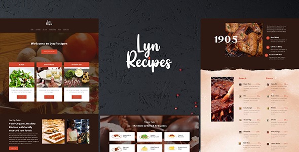 Lyn 7.1.0 – Recipes Food Restaurant Joomla Template