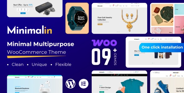 Minimalin 1.1 – Minimal Multipurpose WooCommerce WordPress Theme