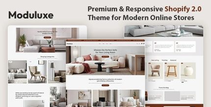 Moduluxe - A Premium Shopify Theme for Furniture & Home Décor