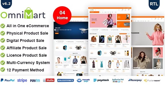 OmniMart 6.2 – eCommerce CMS | Laravel eCommerce script