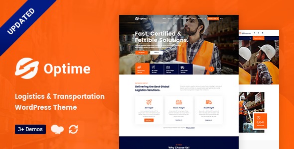 Optime 1.0.4 – Logistics & Transportation WordPress Theme