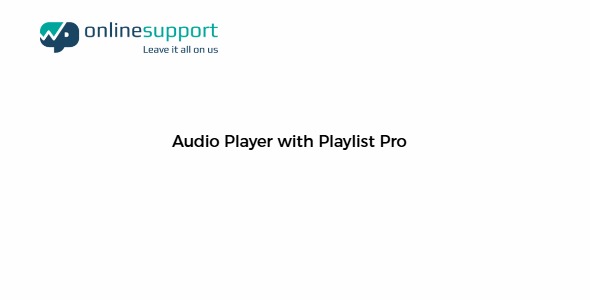 WP OnlineSupport Audio Player with Playlist Pro 1.2