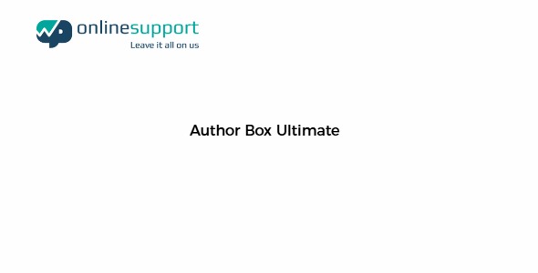 WP OnlineSupport Author Box Ultimate 1.2