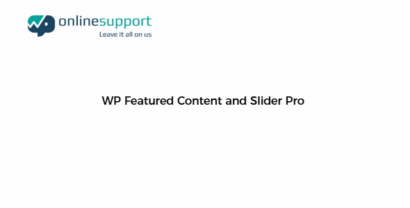 WP OnlineSupport WP Featured Content and Slider Pro 2.0