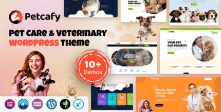 Petcafy - Pet Care & Veterinary WordPress Theme
