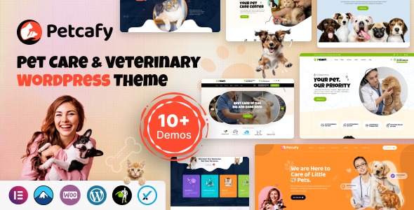 Petcafy 1.0.1 – Pet Care & Veterinary WordPress Theme