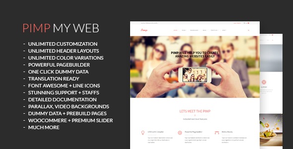PIMP 1.7 – Creative MultiPurpose Theme