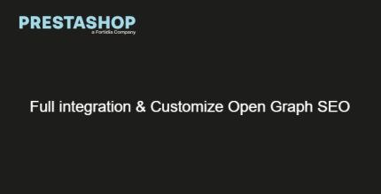 PrestaShop Full integration & Customize Open Graph SEO