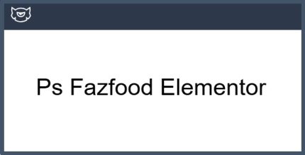 Ps Fazfood Elementor - Fastfood & Restaurant Prestashop Theme