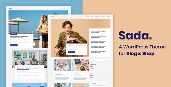 Sada 1.1.4 – A WordPress Theme For Blog & Shop