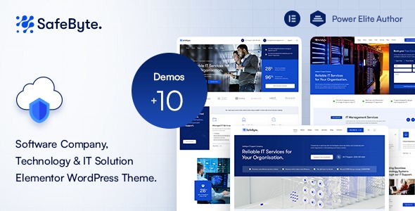 Safebyte 1.0.1 – Technology & IT Solutions WordPress Theme