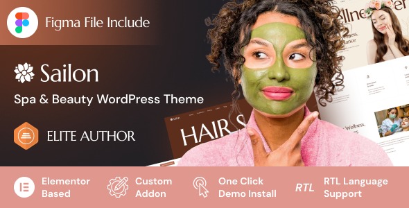 Sailon 1.0.1 – Spa & Beauty Salon WordPress Theme