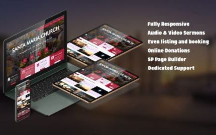 Santa Maria - Church Joomla Template