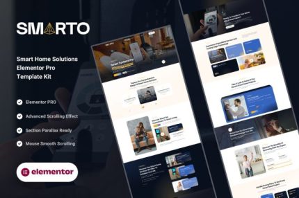 Smarto - Smart Home Solutions Elementor Pro Template Kits