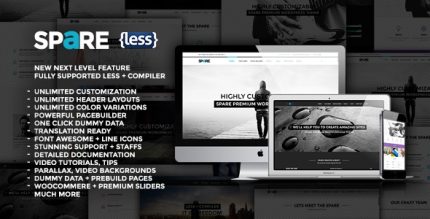 Spare - Ultimate MultiPurpose LESS Theme