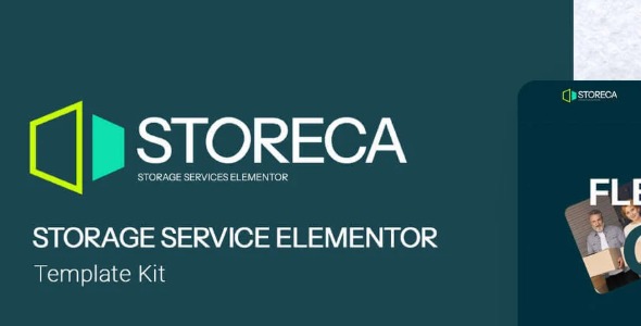 Storeca 1.0 – Storage Service Elementor Template Kit