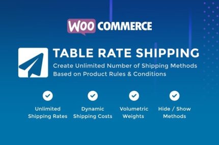Table Rate Shipping WooCommerce