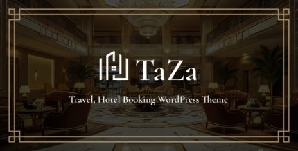 Taza - Travel & Hotel Booking WordPress Theme