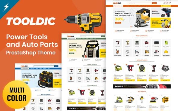ToolDic 1.0.0 – Tools and Auto parts PrestaShop Theme