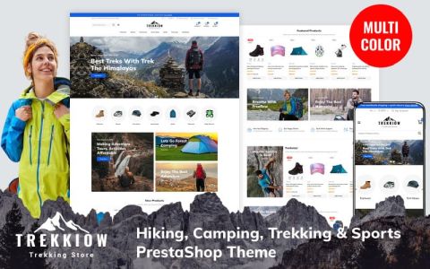Trekkiow 1.0.0 – Hiking, Camping, Trekking and Sports PrestaShop Theme