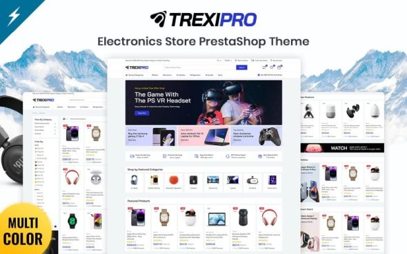 Trexipro 2025.03 – Electronics and Mega Store PrestaShop theme