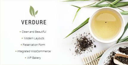 Verdure - Organic Tea Shop WordPress Theme