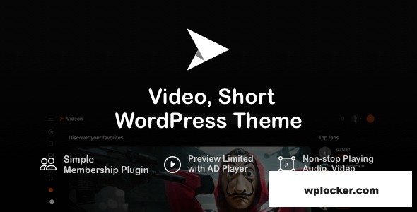 Videon 3.1 – Video, Short WordPress Theme