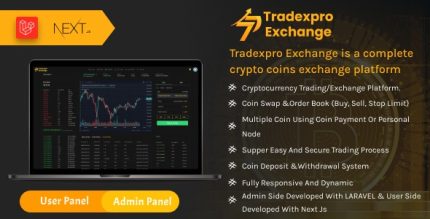Tradexpro Exchange - Crypto Buy Sell and Trading platform