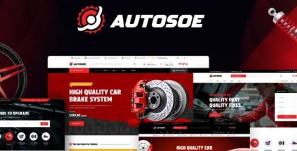 Autosoe Elementor - Auto Parts Prestashop Theme