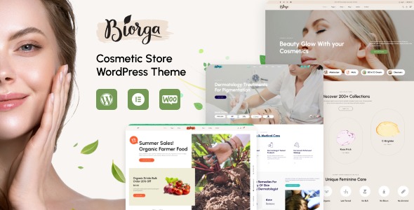 Biorga 1.0.7 – Elementor Beauty Cosmetics Shop WordPress Theme