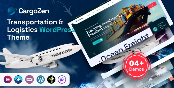 Cargozen  – Transportation & Logistics WordPress Theme