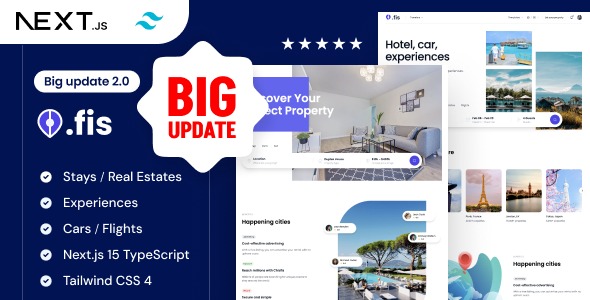 Chisfis 5312025 – Online Booking NextJs Template