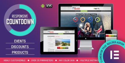 Elementor Widget - CountDown PROEvents/Products Launch