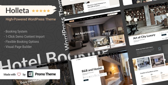 Holleta 1.1.3 – Hotel Booking WordPress Theme
