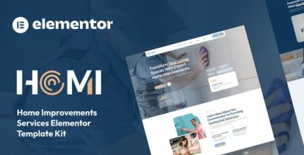 Homi - Home Improvement & Repair Services Elementor Template Kit