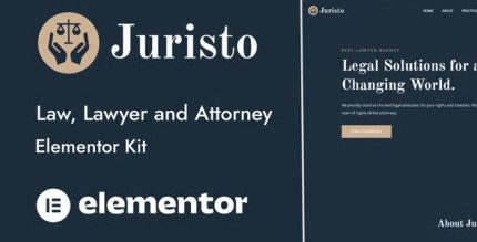 Juristo - Lawyer & Attorney Elementor Template Kit