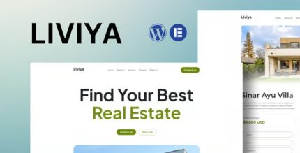 Liviya - Real Estate Elementor Template Kit
