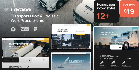 Logico 3.2 – Transportation & Logistics WordPress Theme
