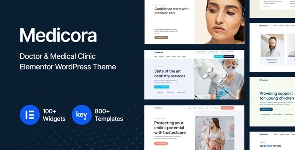 Medicora 3.3 – Doctor & Medical Clinic Elementor WordPress Theme