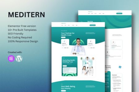 Meditern 1.0 – Medical Elementor Template Kit