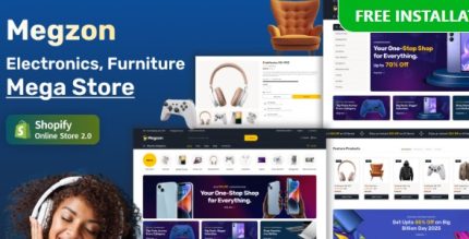 Megzon - Electronics & Gadgets Mega Store Multipurpose Shopify Responsive Theme
