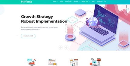 Minima - Digital and Online Marketing Joomla 4 and Joomla 5 Template