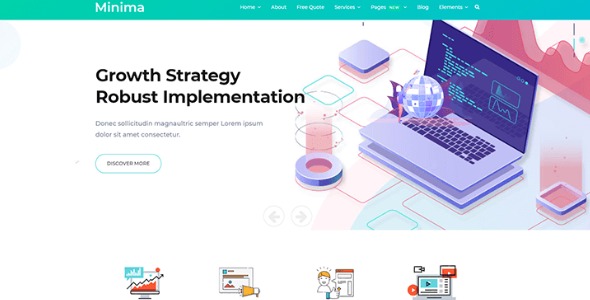 Minima 3.1.0 – Digital and Online Marketing Joomla 4 and Joomla 5 Template